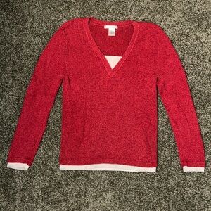 Reference Point 100% cotton red sweater